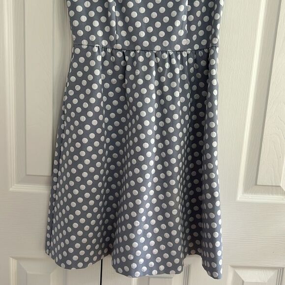 The Limited Polka Dot Sleeveless A-Line Dress - Picture 6 of 14